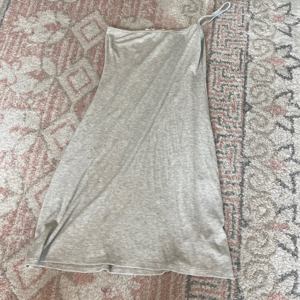Joah Brown Ribbed Dress